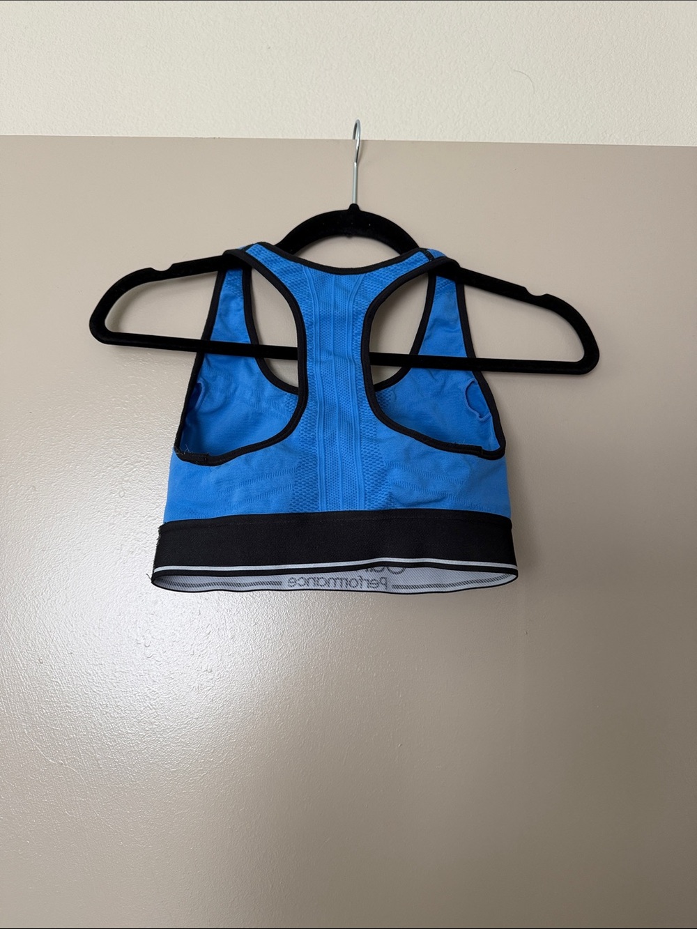Calvin Klein Bright Blue Racerback Bra - Picture 2 of 2